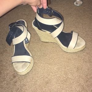 Lightly used Jessica Simpson wedges.